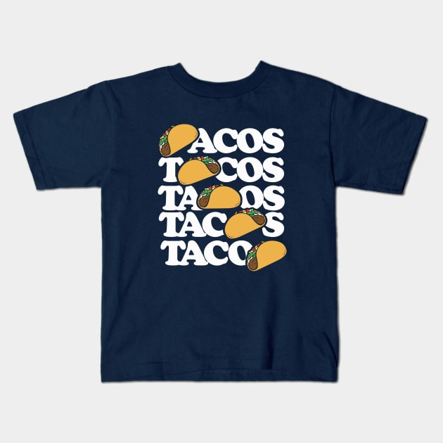 Taco Tuesday Kids T-Shirt by bubbsnugg